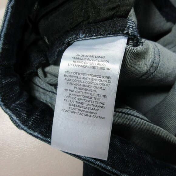 Lauren Ralph Lauren LRL womens dark Regal slim straight hi stretch 2 NWT - Picture 7 of 10